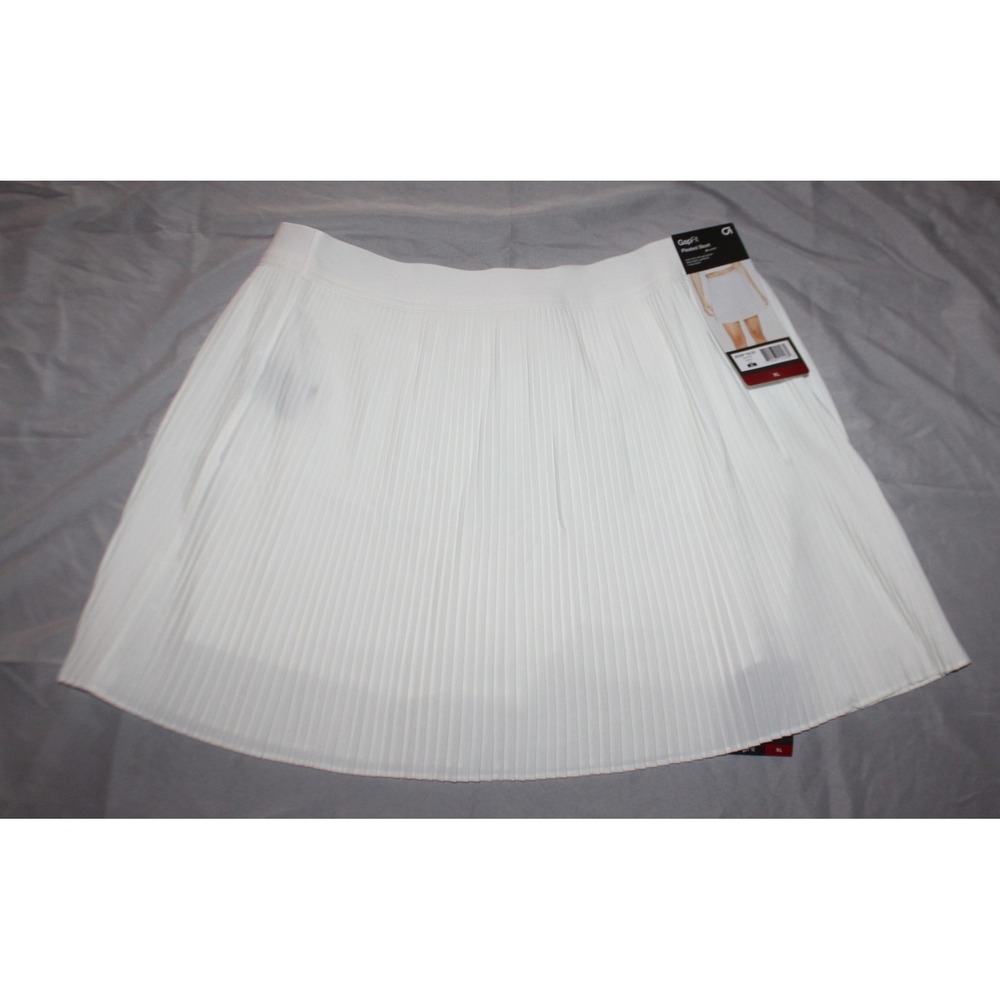 Women's Gapfit pleated skort size XL white NWT